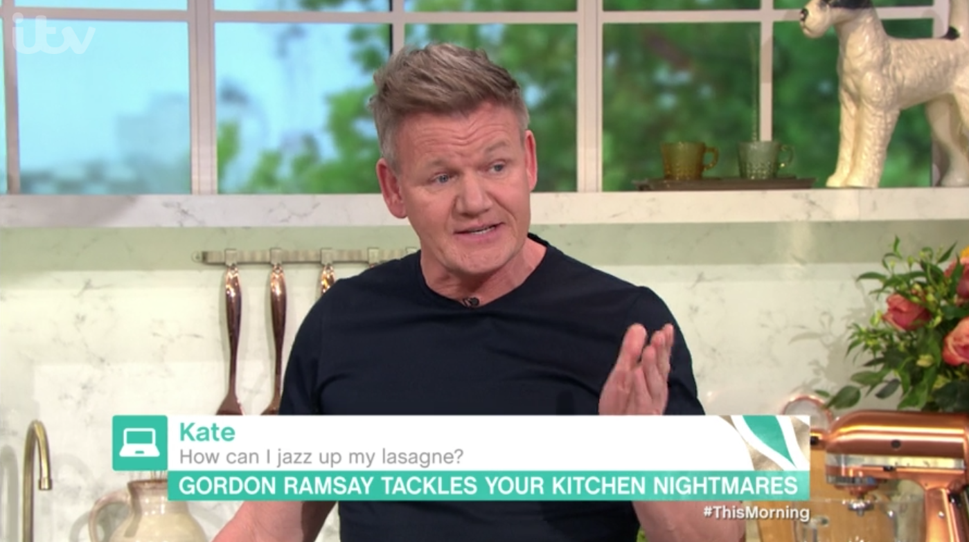 Gordon Ramsay on This Morning