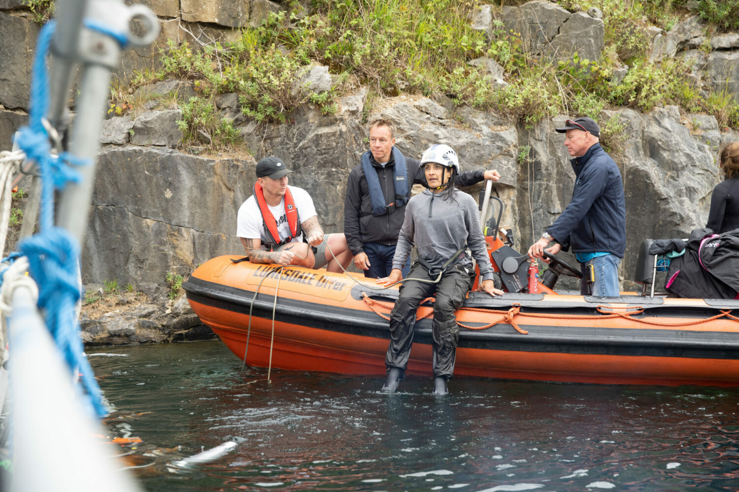 Emmerdale Rebecca Sarker as Manpreet filming 