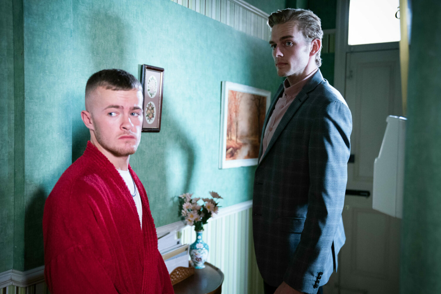 EastEnders: Peter knows Liam is hiding something as they talk