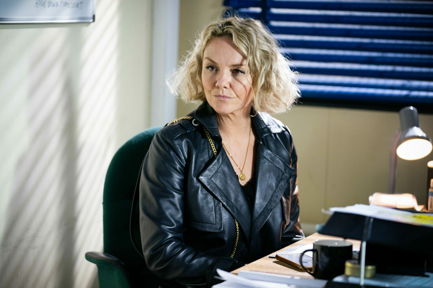 EastEnders: Janine looks cunning in the car lot