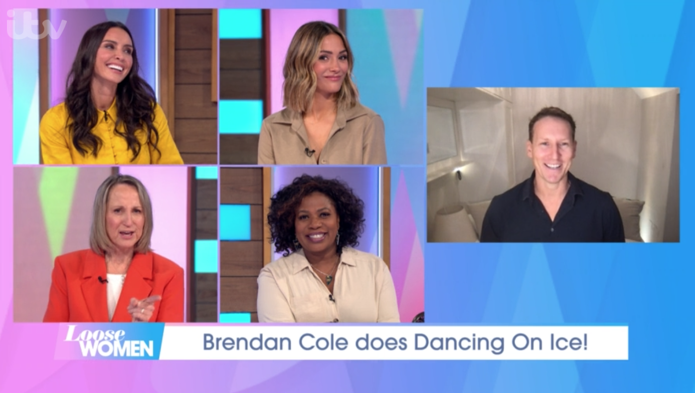 Brendan Cole appeared on Loose Women to talk about Dancing On Ice