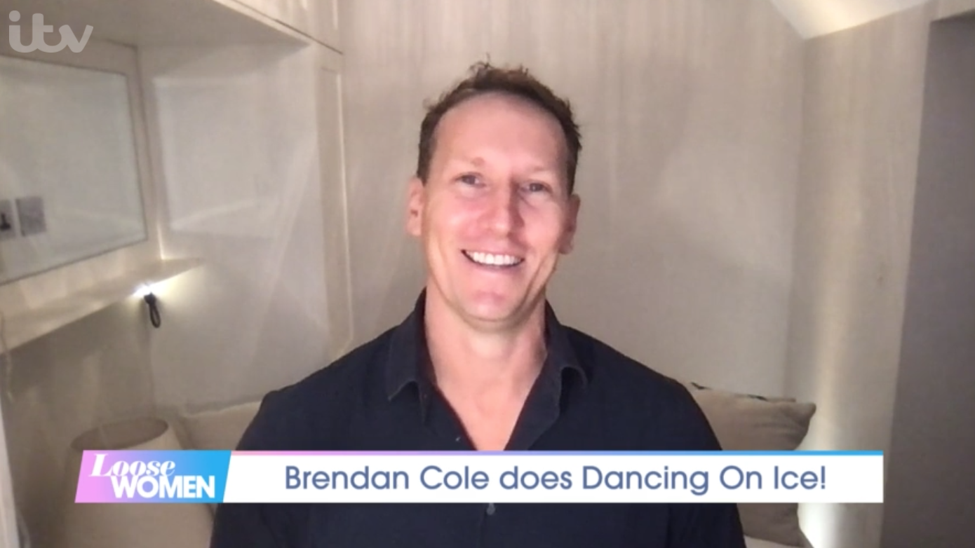 Brendan Cole appeared on Loose Women to talk about Dancing On Ice