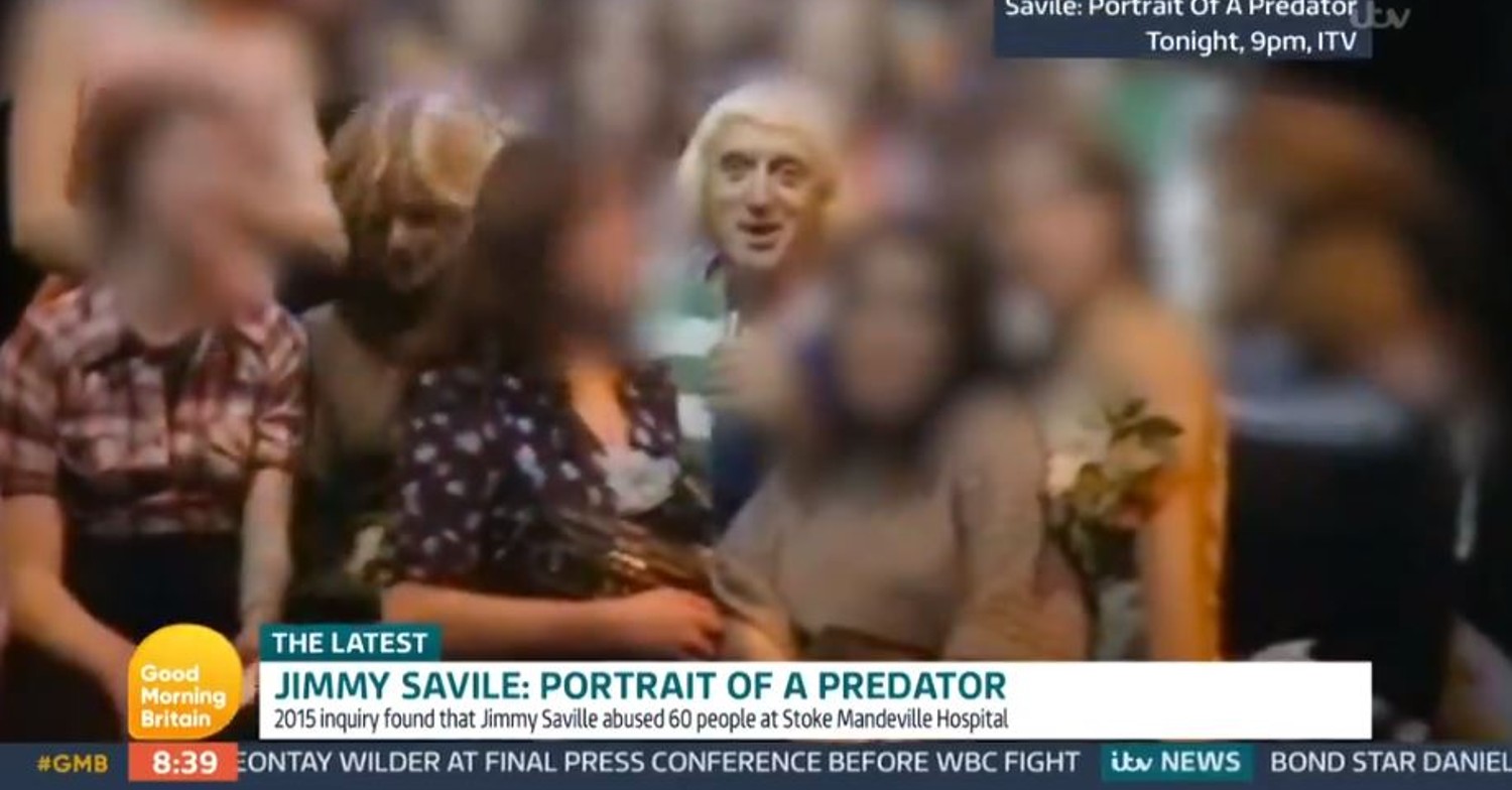 Jimmy Savile documentary footage shown on ITV GMB