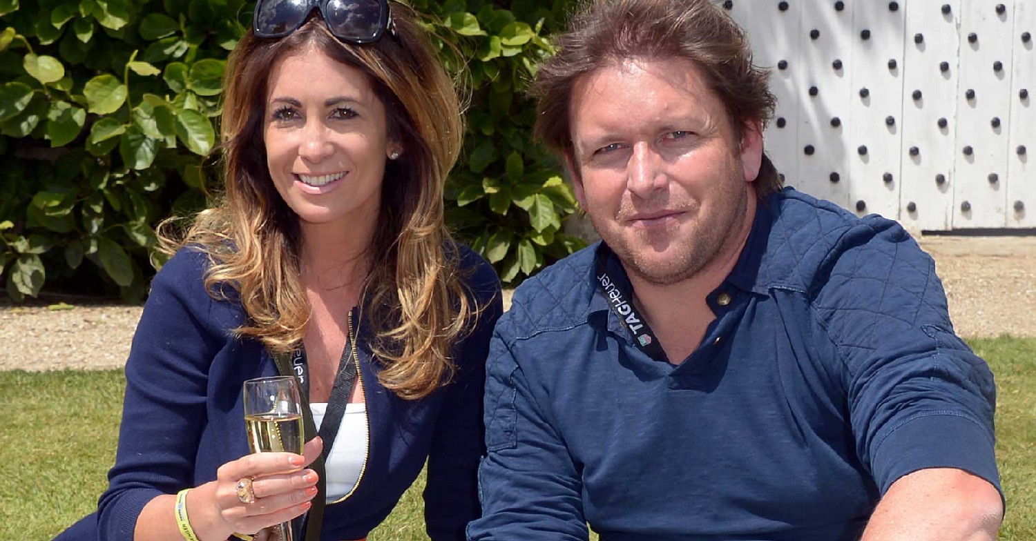 Louise Davies and James Martin 