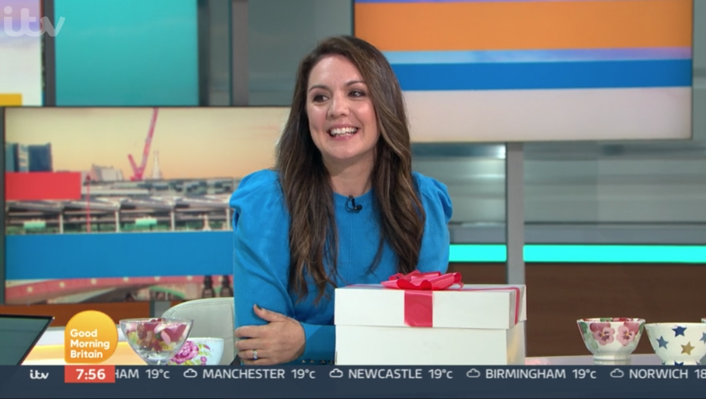 Laura Tobin on GMB celebrates her 40th birthday