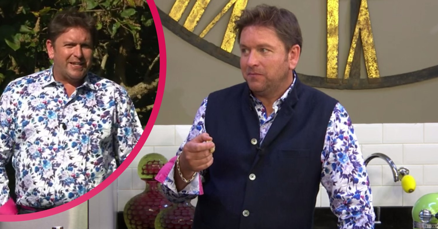 Was James Martin a fan of the shirt he wore?