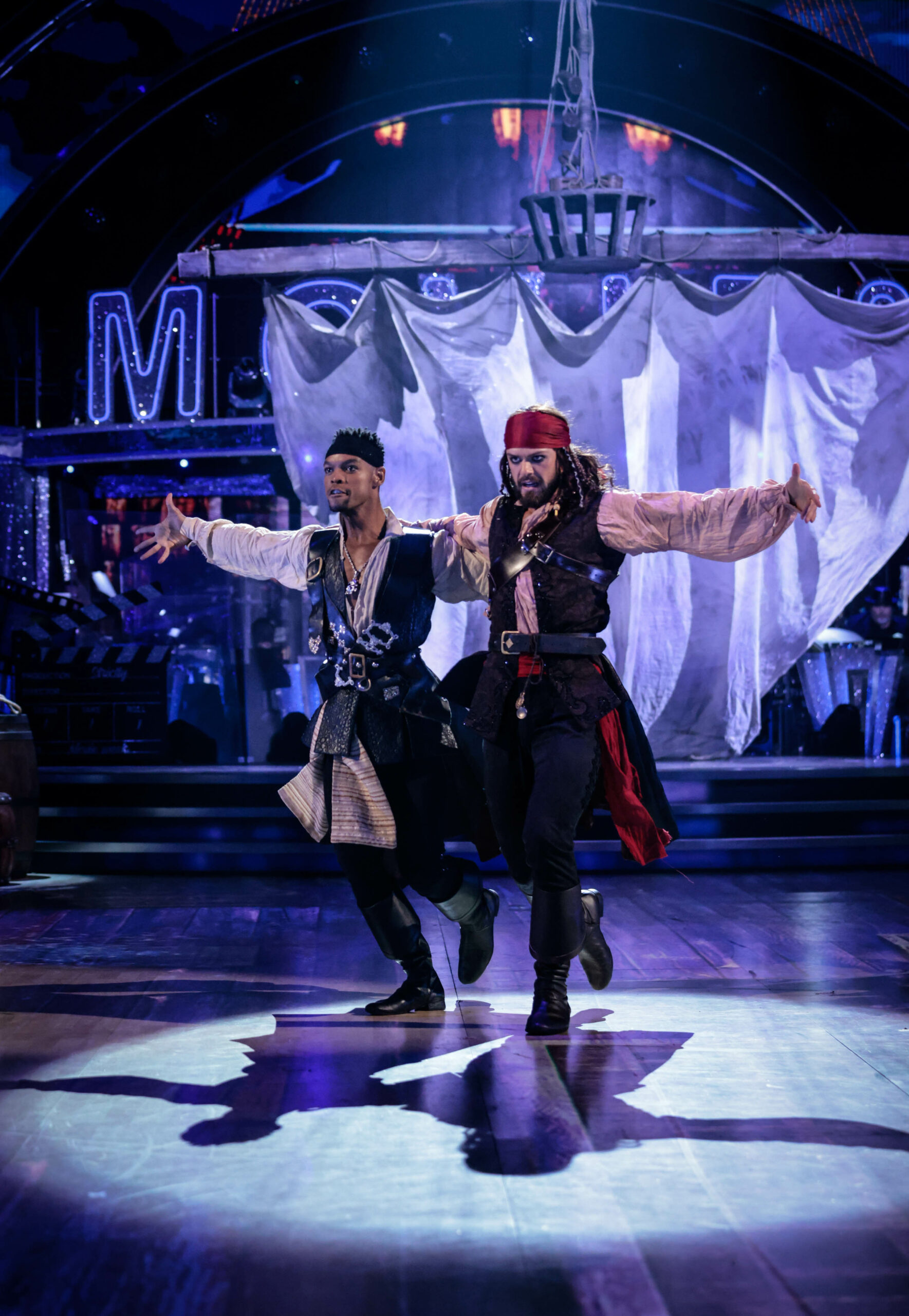 Strictly Come Dancing: Johannes Radebe and John Waite perform a Paso Doble