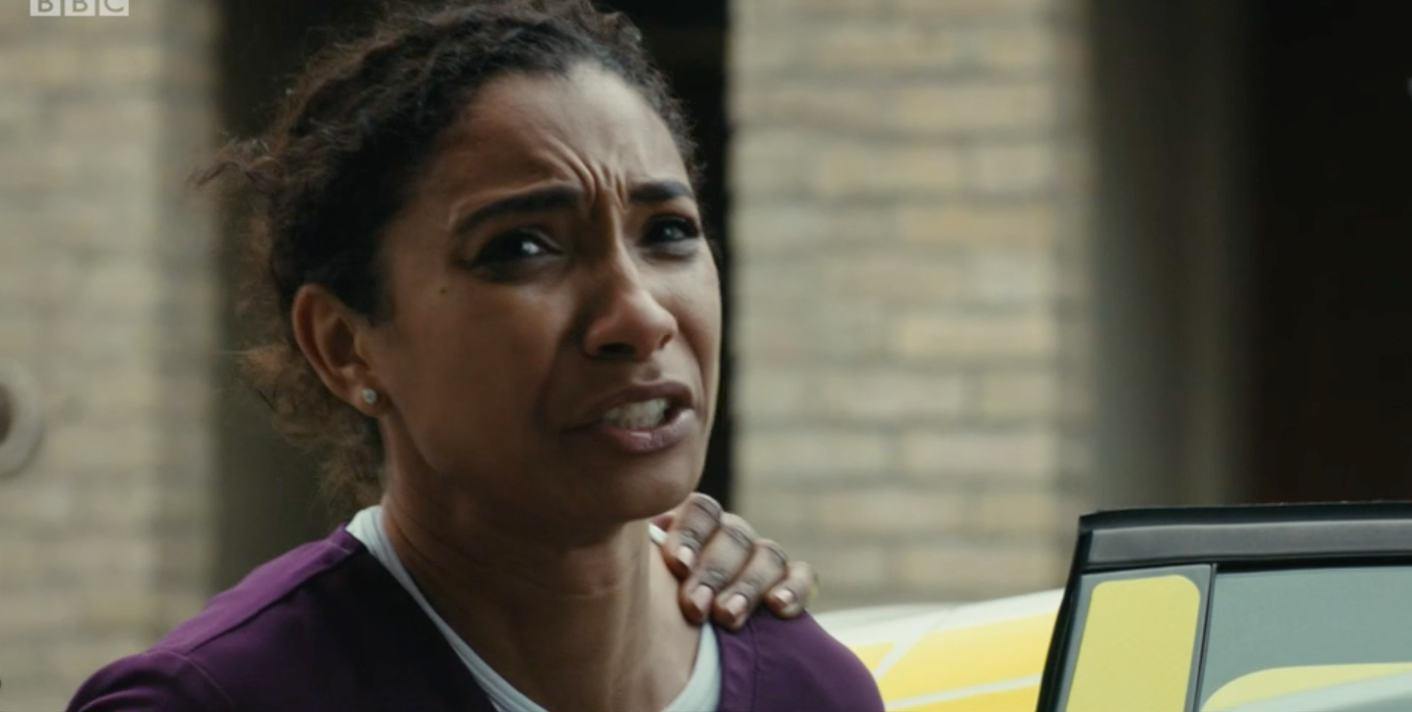 Tina arrested in Casualty