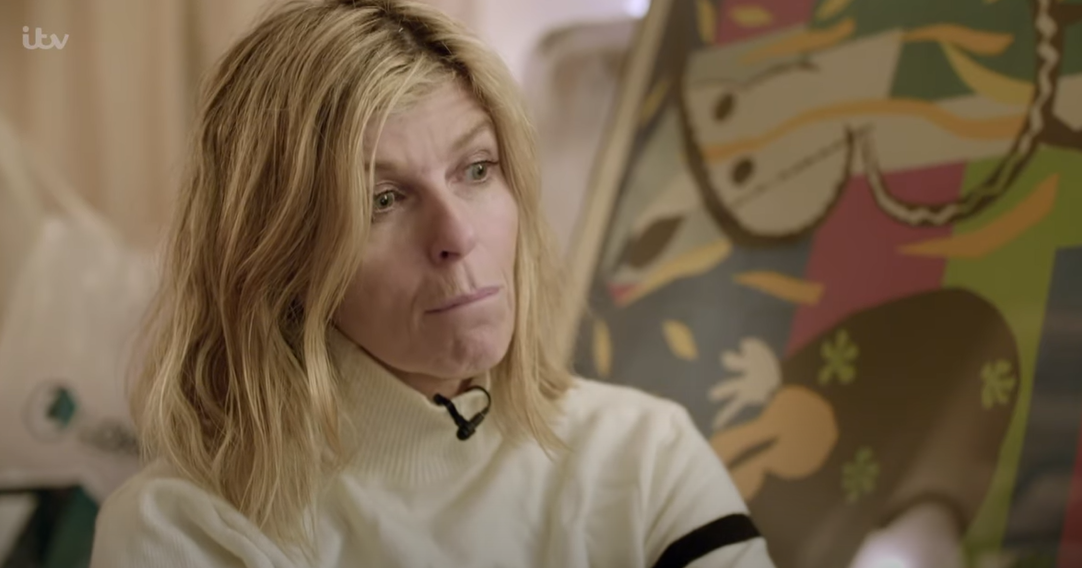 Kate Garraway looks emotional in Finding Derek