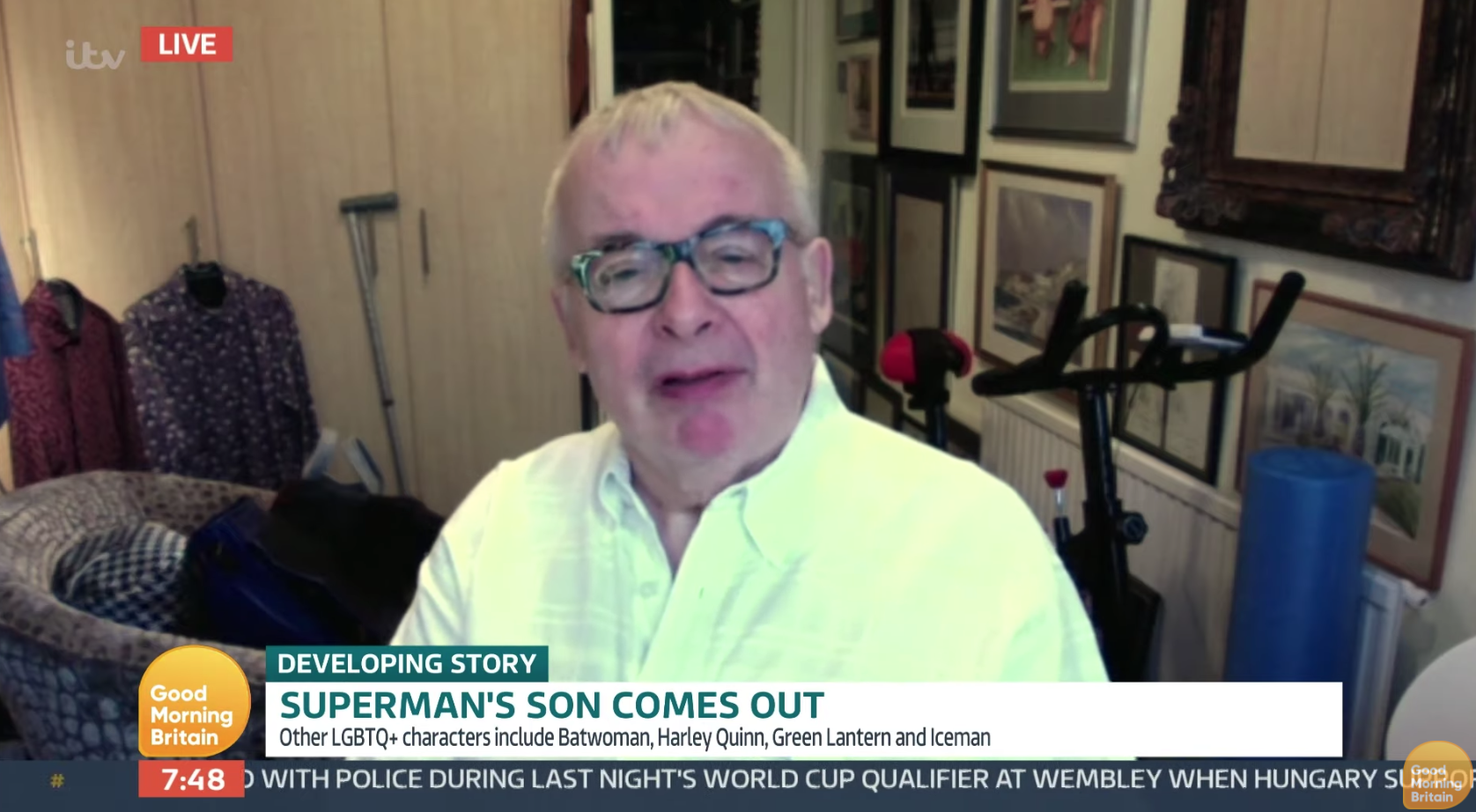 Christopher Biggins slammed for comments on GMB about Superman's son