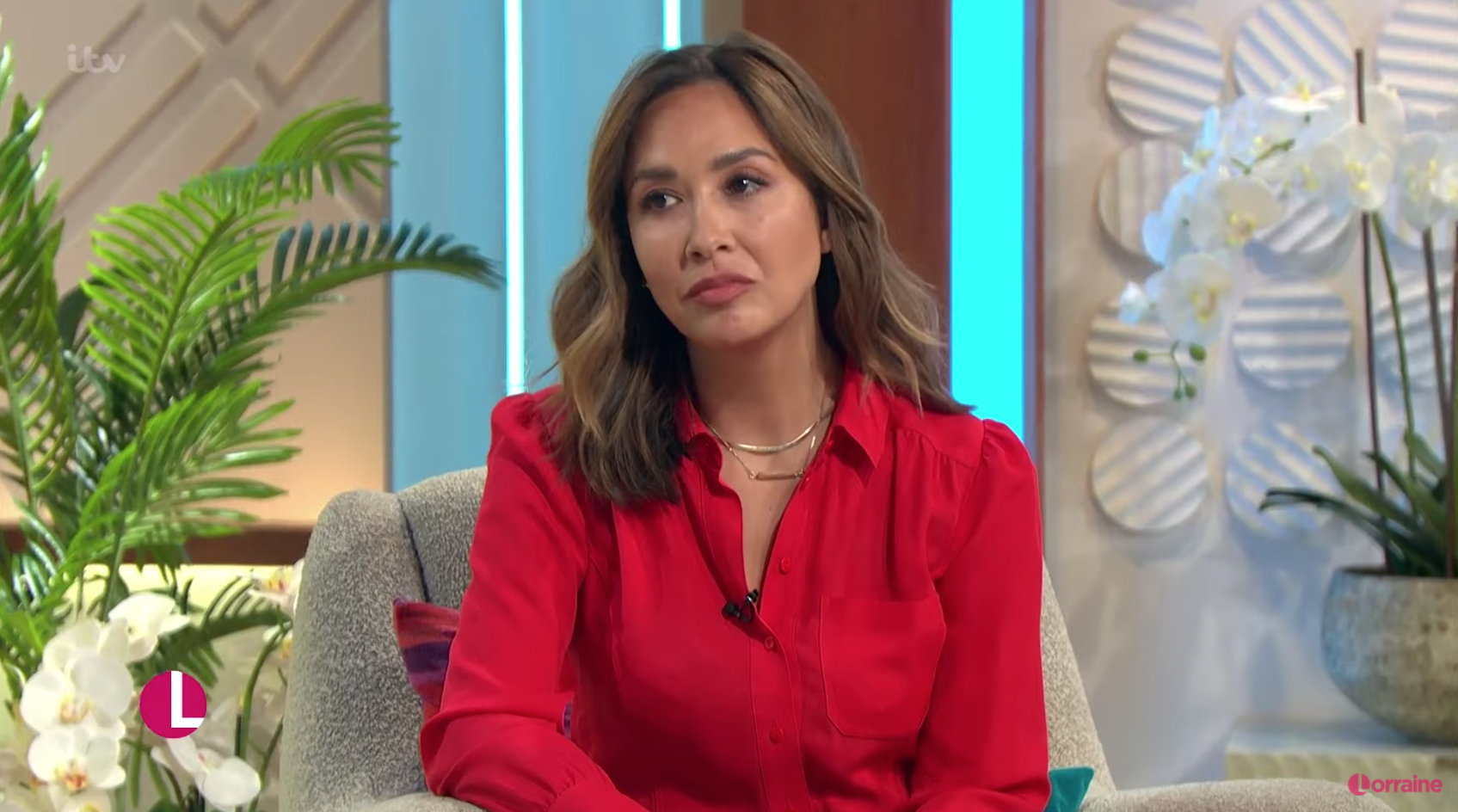 Myleene Klass on Lorraine today