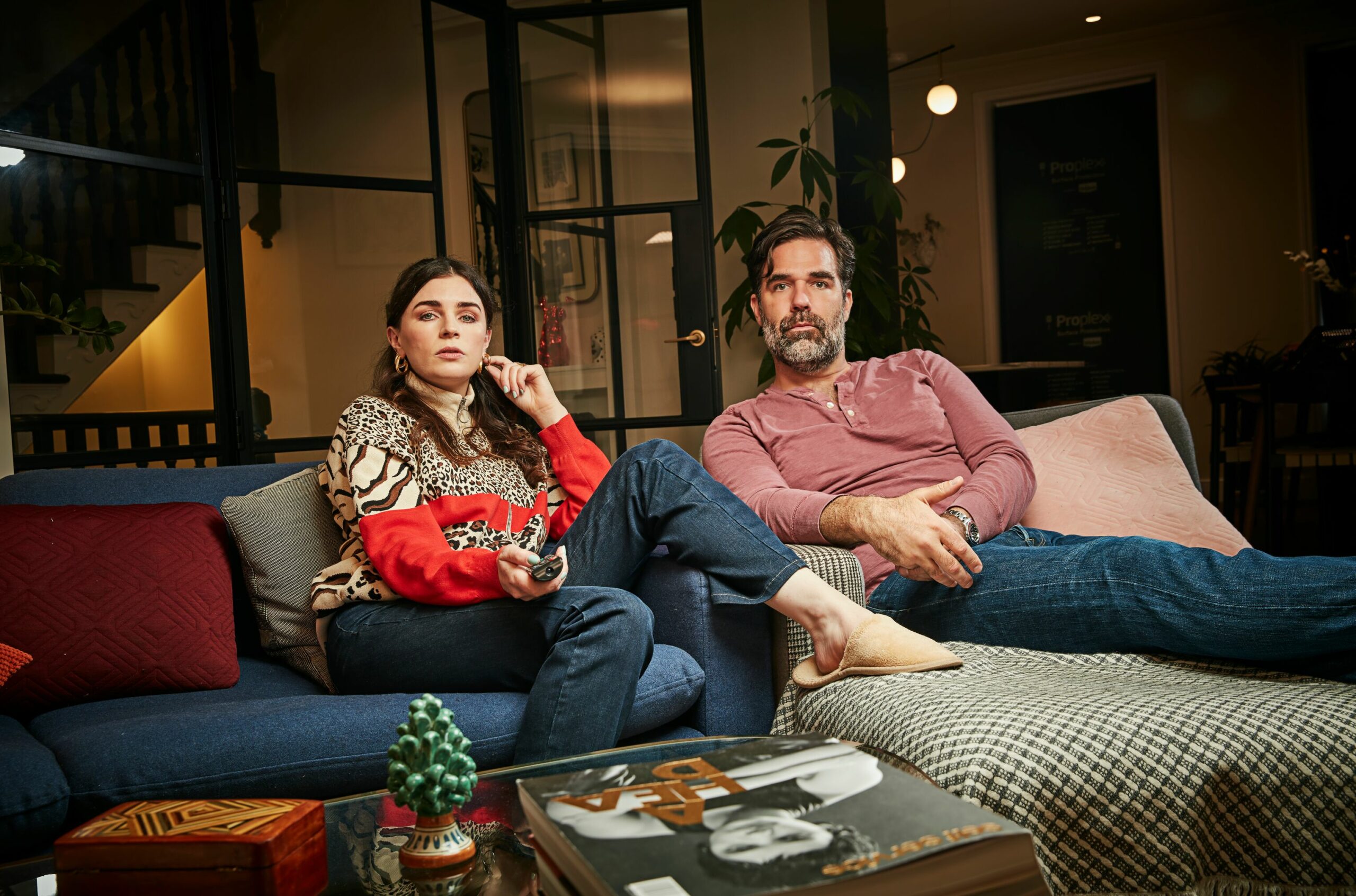 Aisling Bea and Rob Delaney