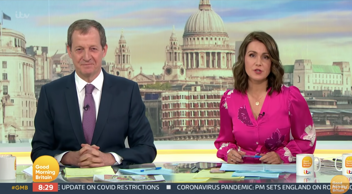 Alastair Campbell and Susanna Reid on GMB