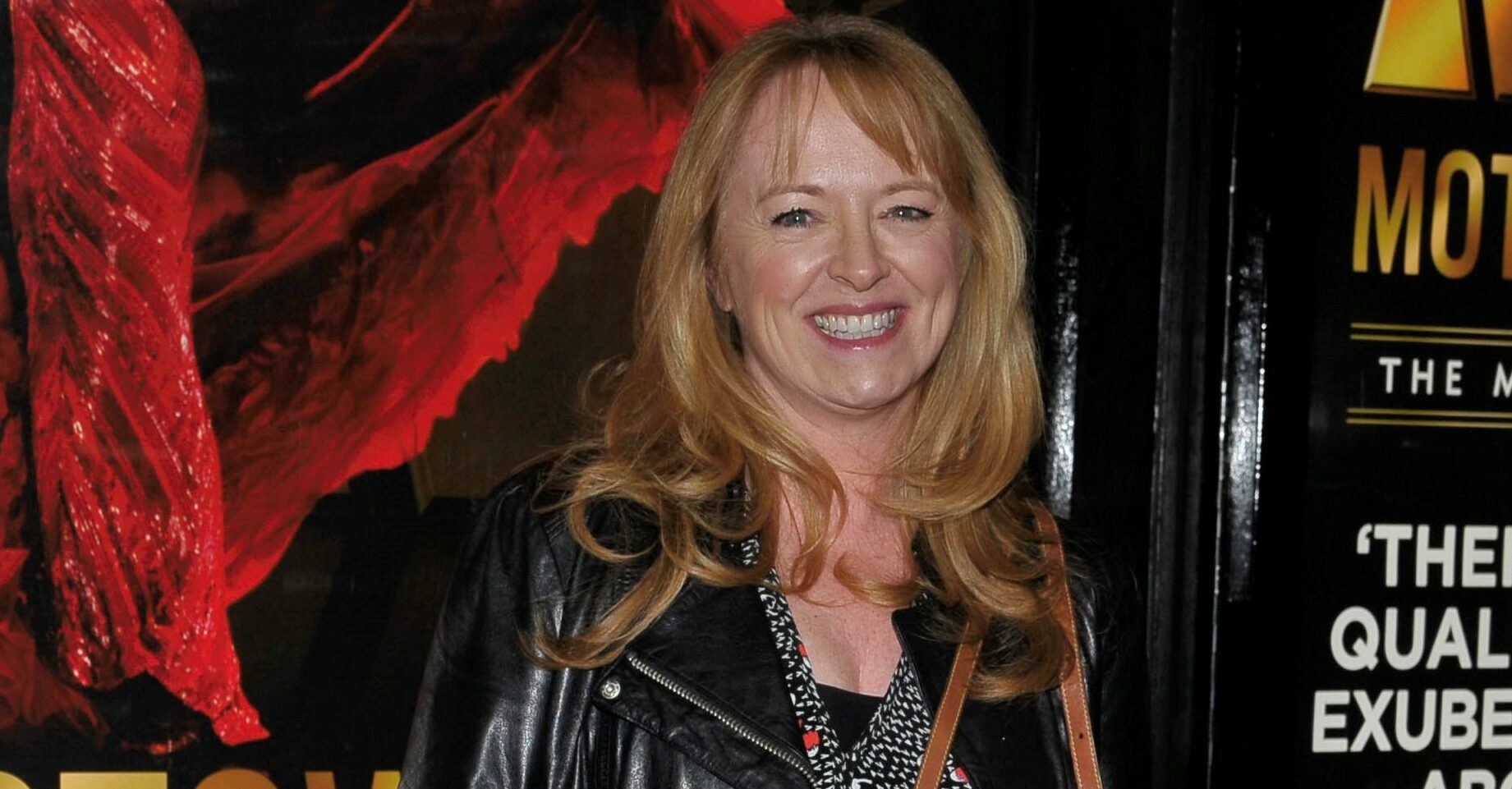 Sally Ann Matthews Coronation Street smiles on the red carpet SplashNews.com