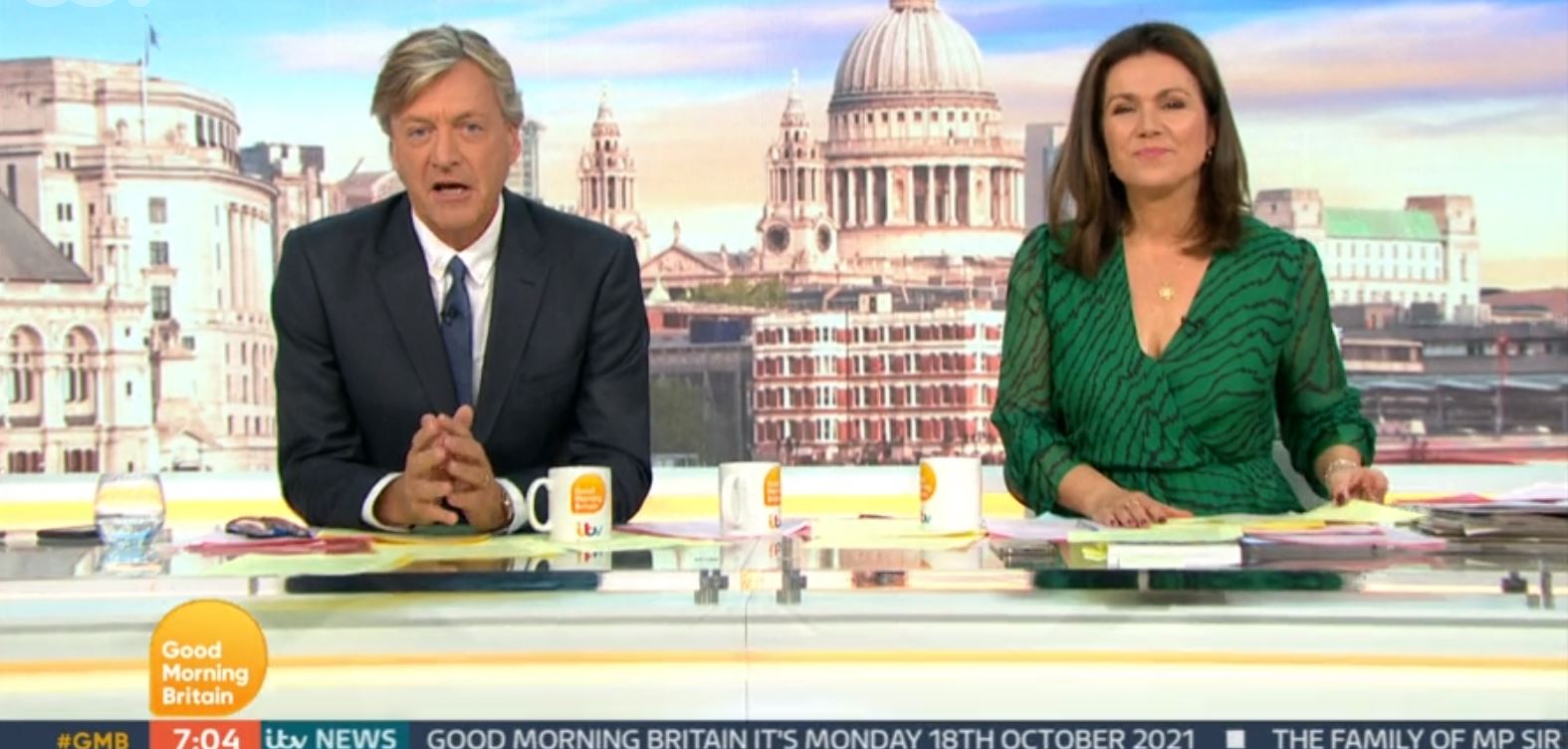 Richard Madeley and Susanna Reid on GMB