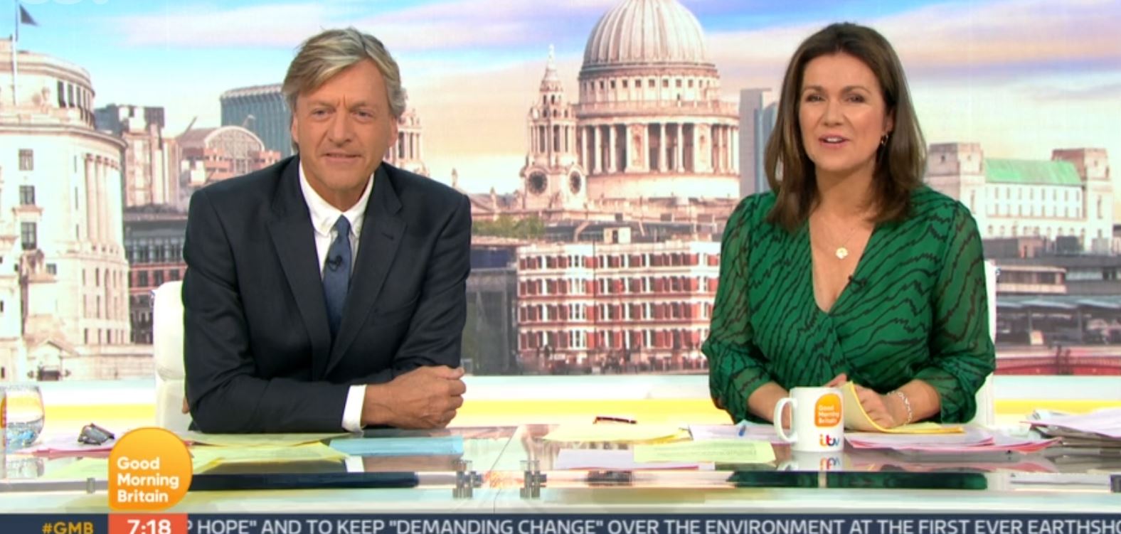 Richard Madeley and Susanna Reid on GMB