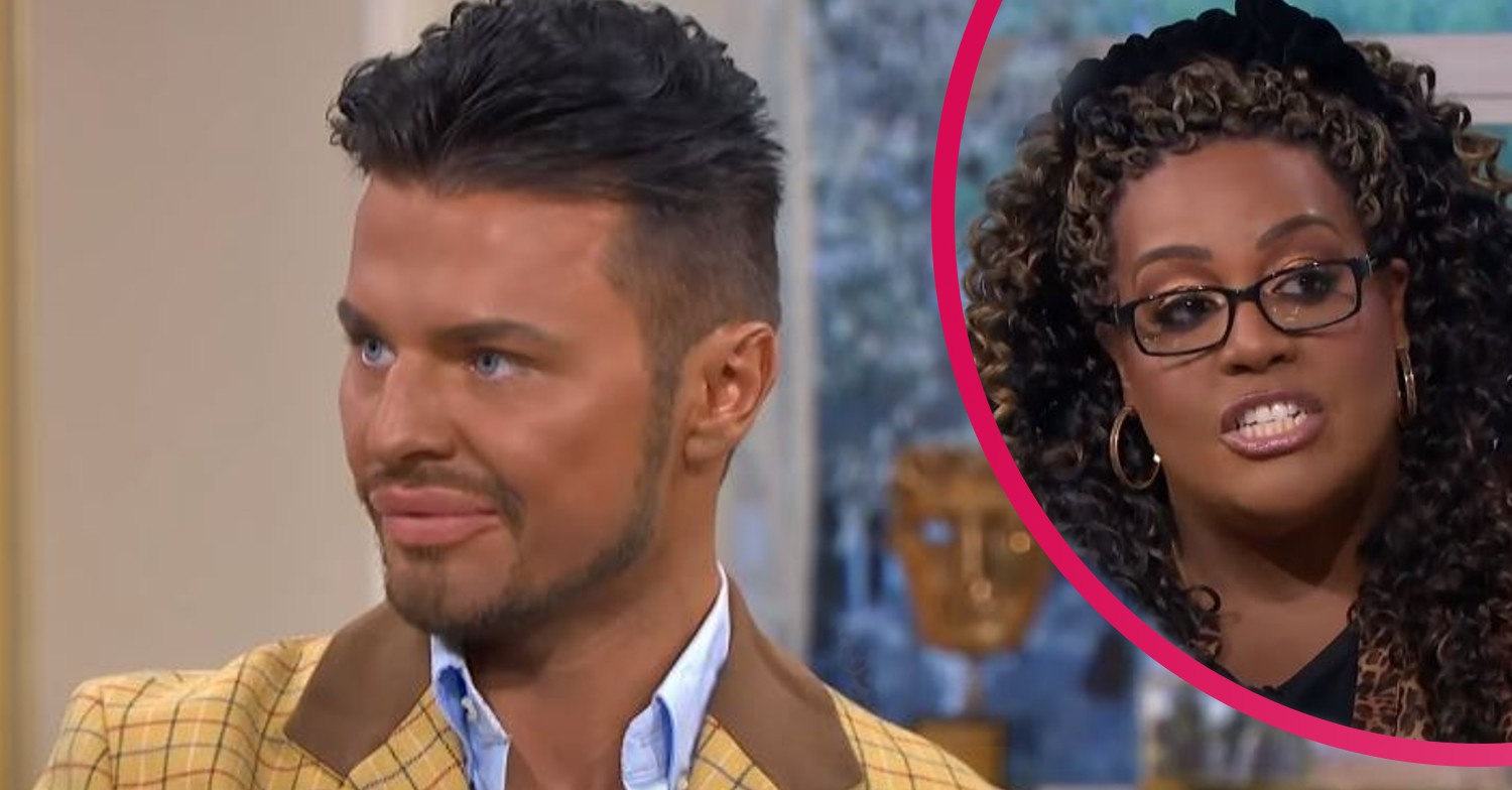 A man addicted to tanning appears on This Morning today