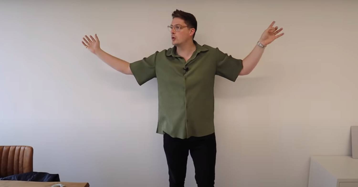 Dr Alex George shows viewers around his new HQ