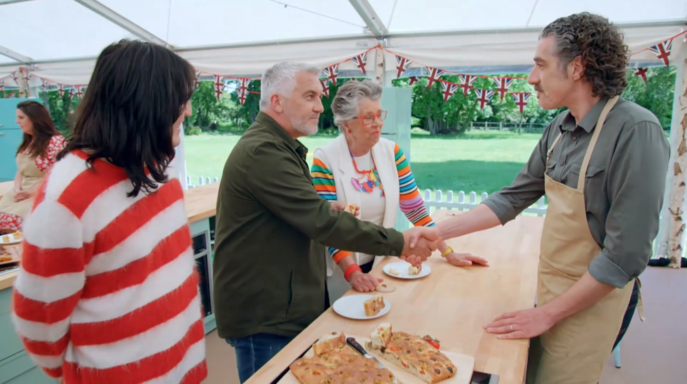 Giuseppe on Great British Bake Off