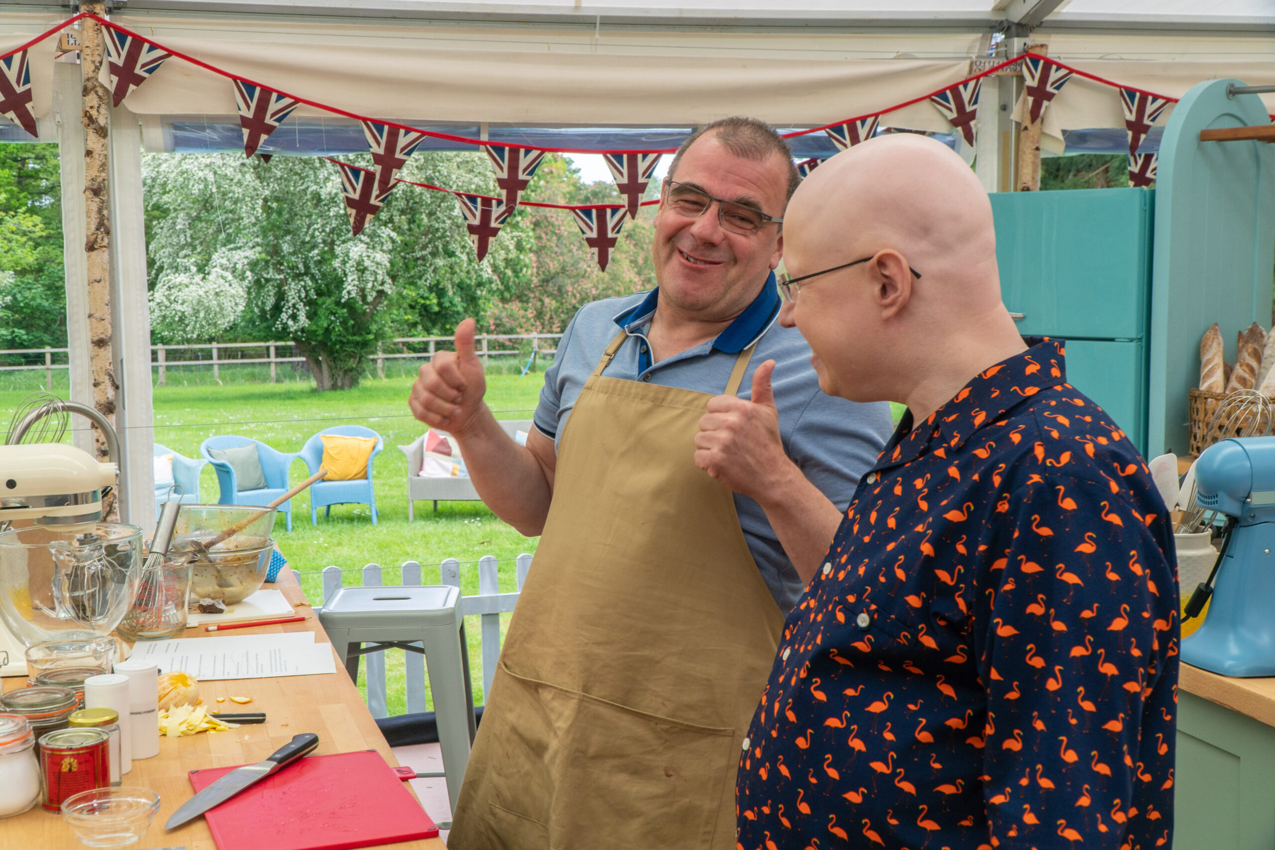 Jurgen on The Great British Bake Off