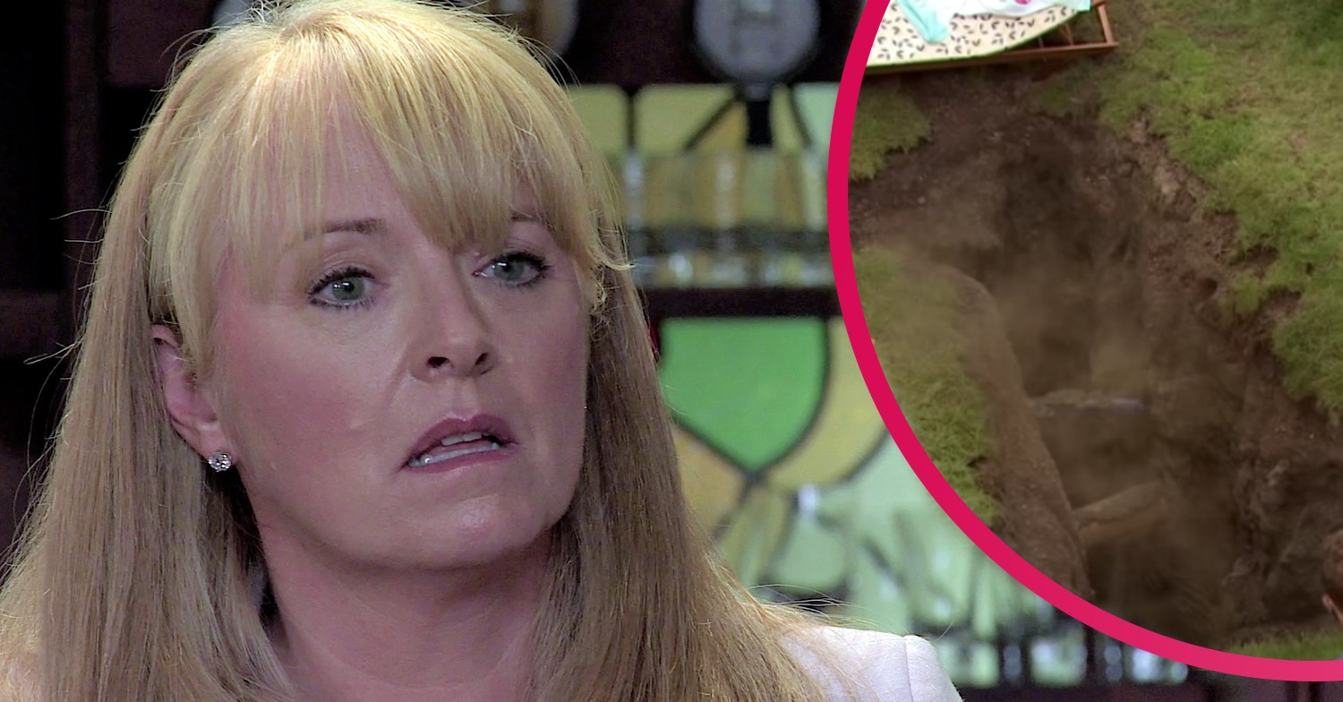 Jenny sinkhole Coronation Street
