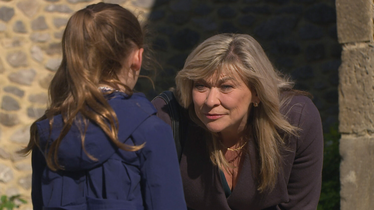 Emmerdale Kim sad as she says goodbye to Millie
