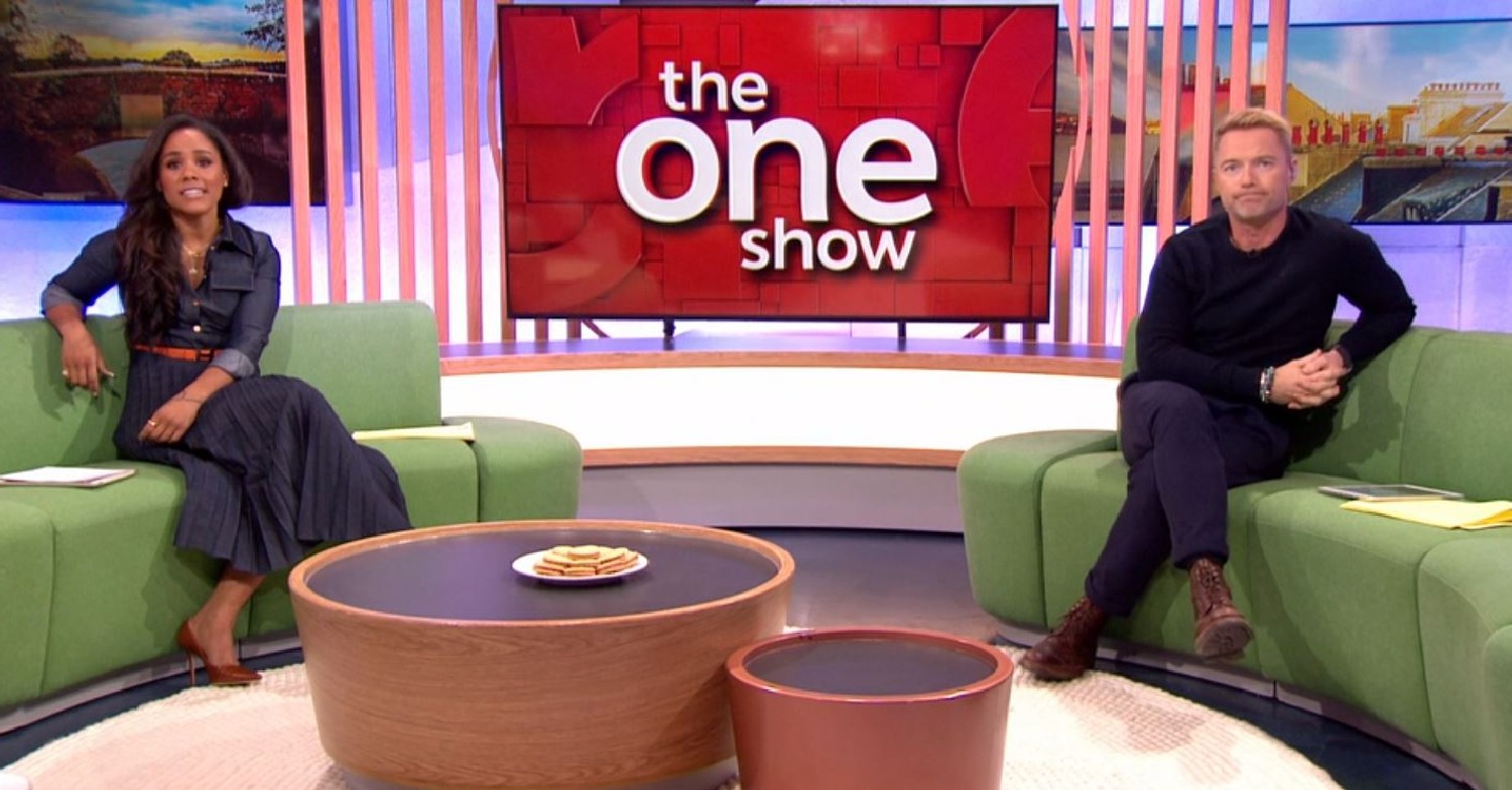 Ronan Keating hosts The One Show