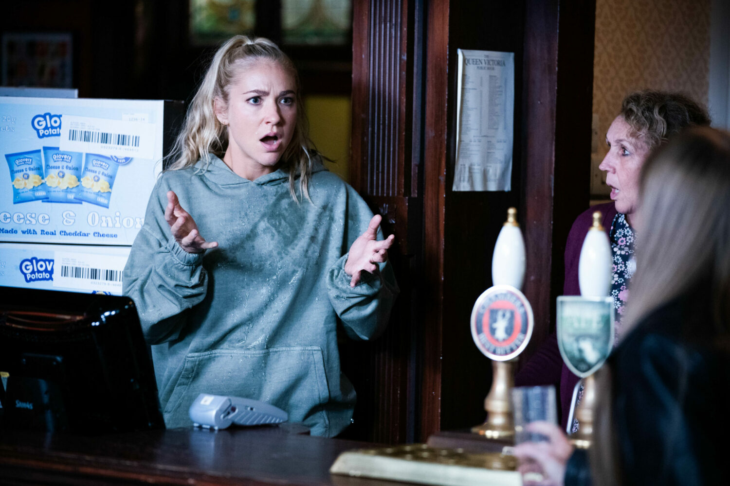 EastEnders Nancy angry in The Vic