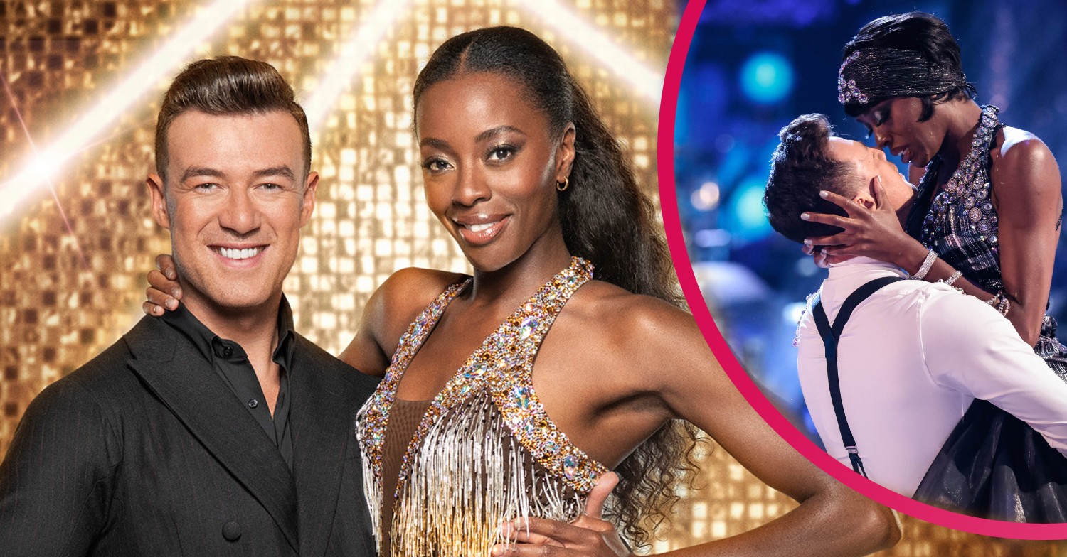 Strictly Come Dancing star AJ Odudu says there is 'romance' in her routines with Kai Widdrington