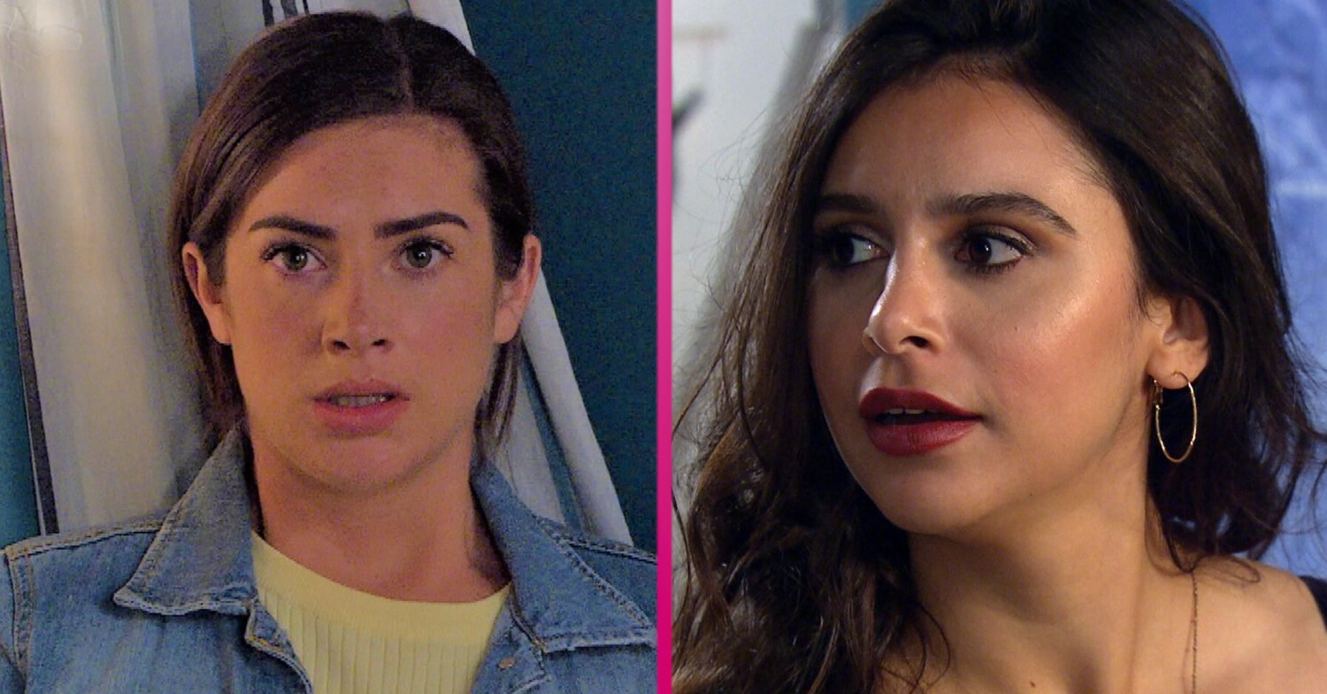 emmerdale meena jutla threatens victoria sugden comp