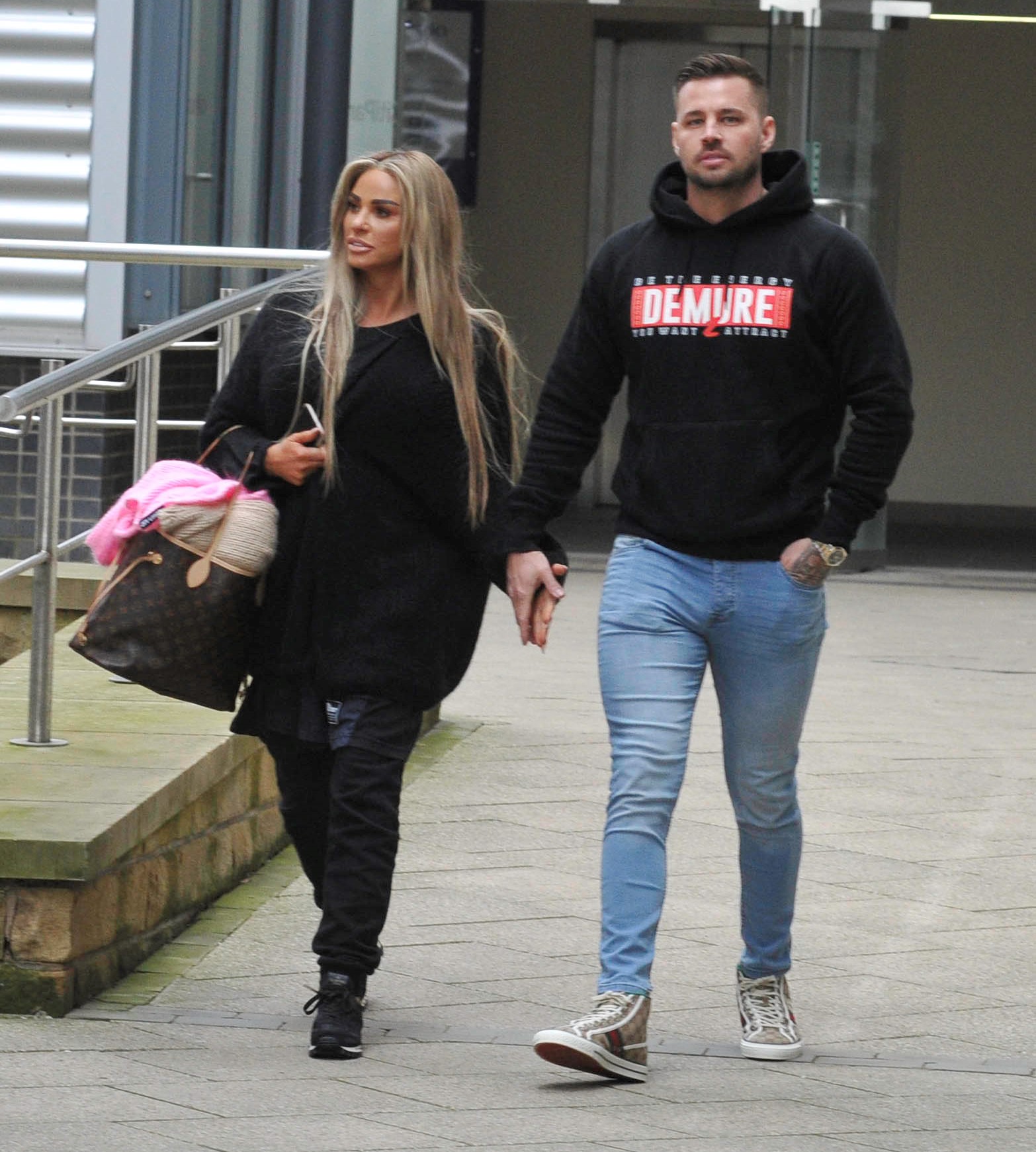 Katie Price And Carl Woods In Leeds