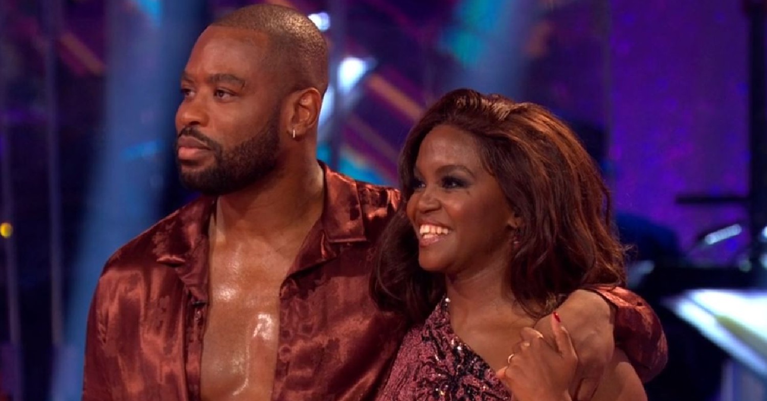 Oti Mabuse and Ugo Monye on Strictly Come Dancing last night