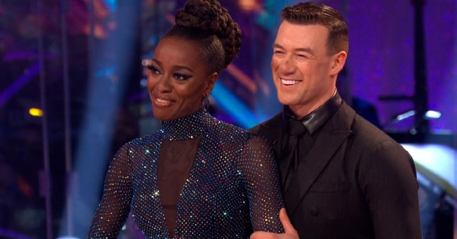 AJ and Kai on Strictly Come Dancing - receiving feedback from Craig Revel Horwood