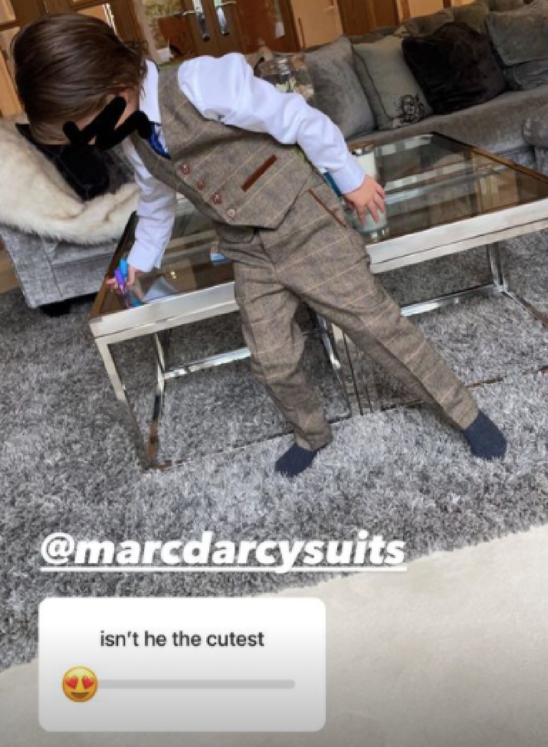 Peter Andre's son Theo snapped in rare Instagram picture by sister Princess Andre