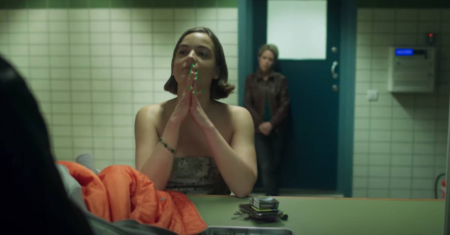 Celine Buckens plays Talitha Campbell in Showtrial