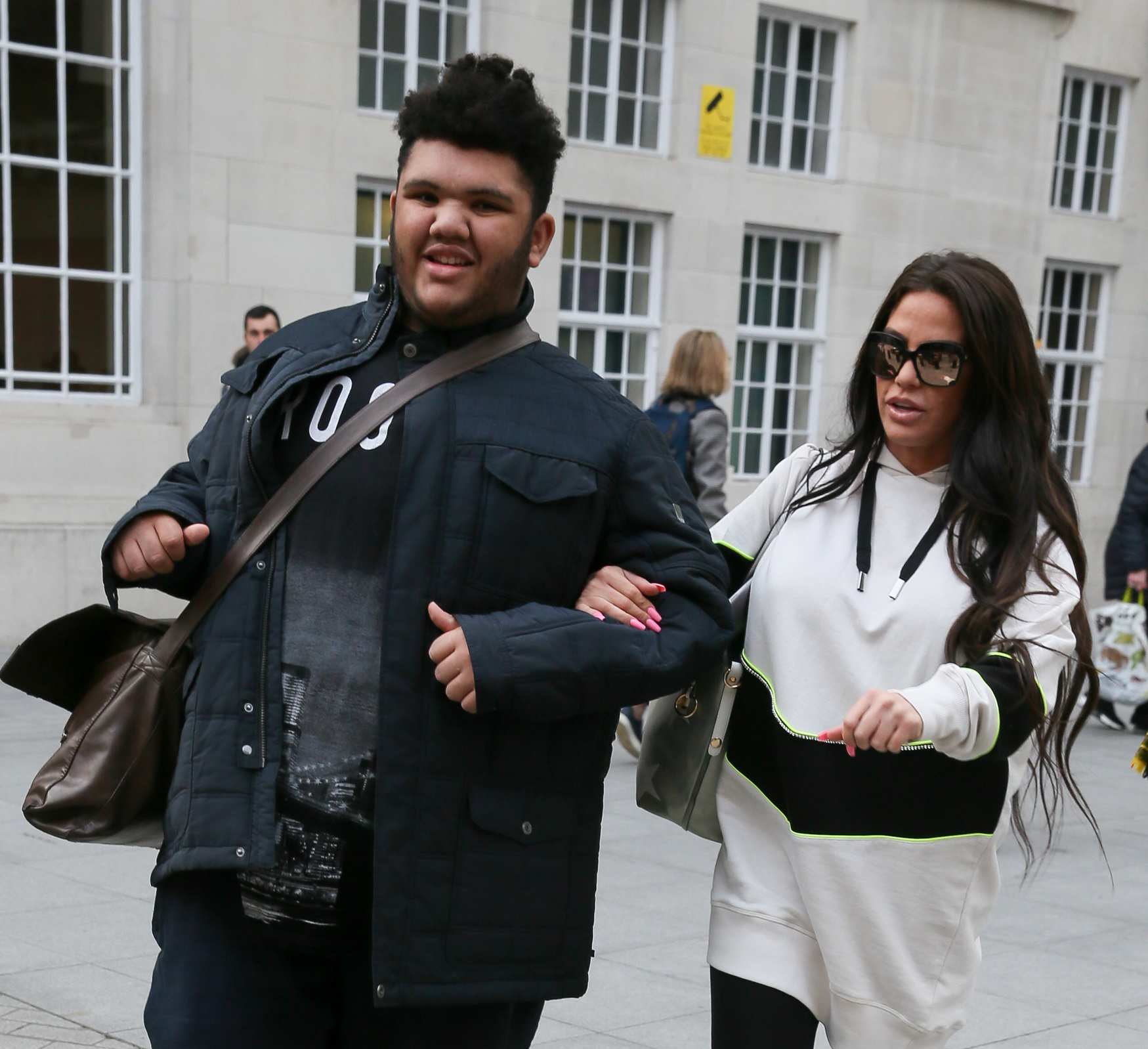 Katie Price suffered at the hands of comedian Frankie Boyle in 2010 who made a joke about Harvey