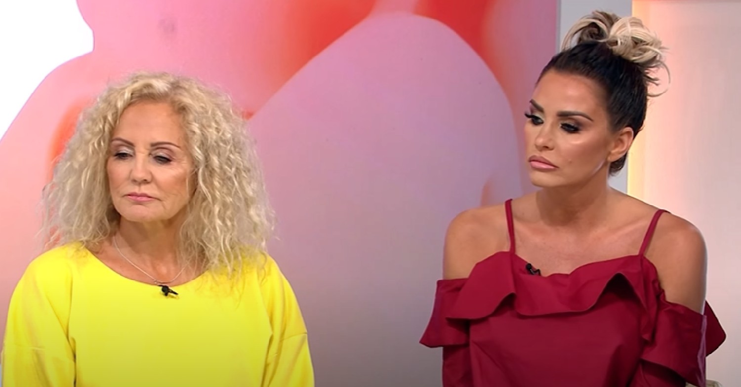 Katie Price and her mum Amy on Loose Women