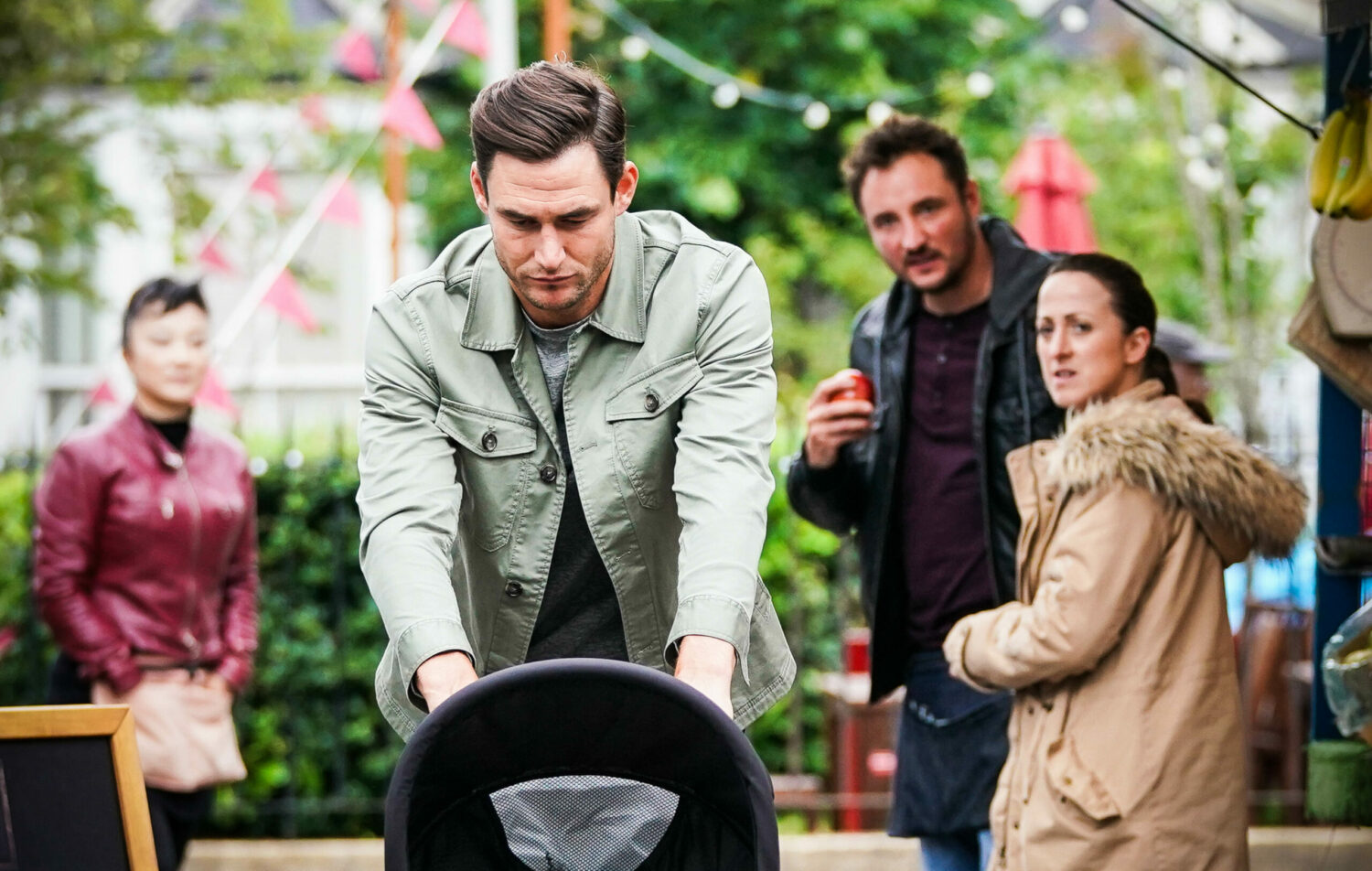 Zack Hudson is convinced he is the baby's dad in EastEnders (Credit: BBC)