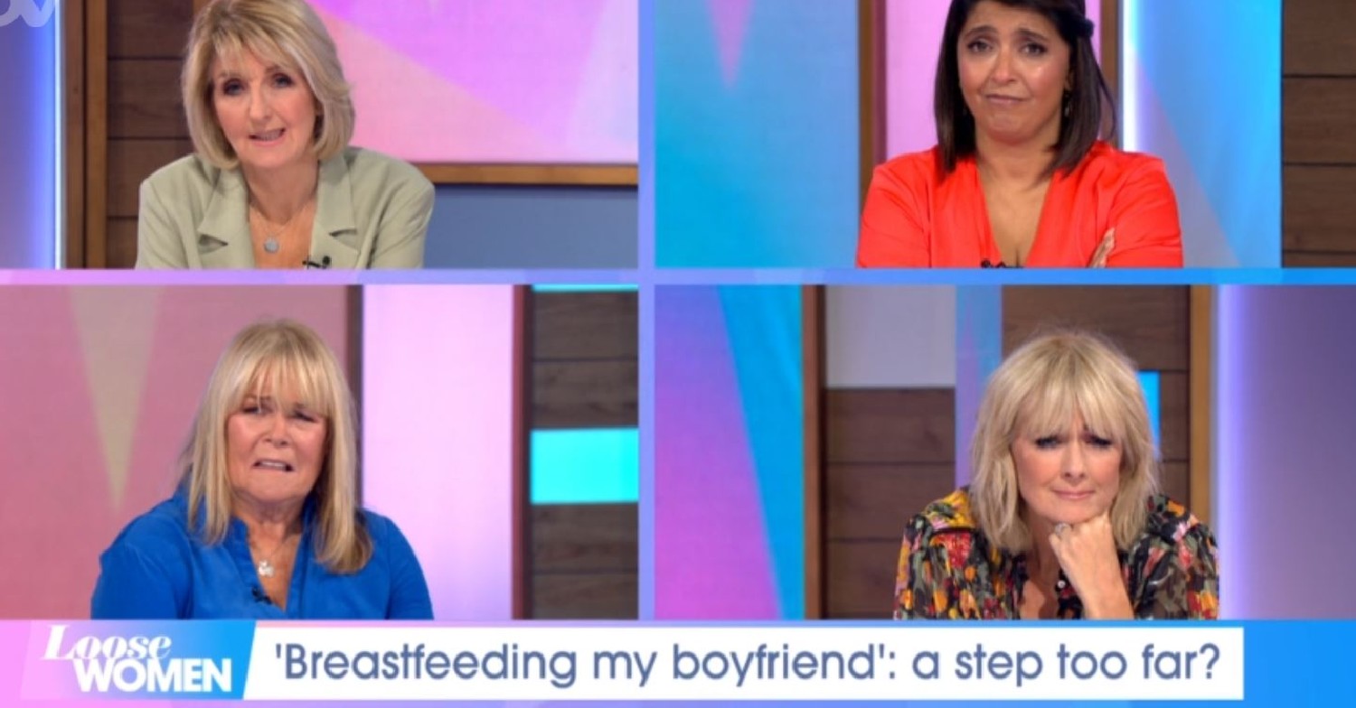 Loose Women panel discuss Breastfeeding My Boyfriend today