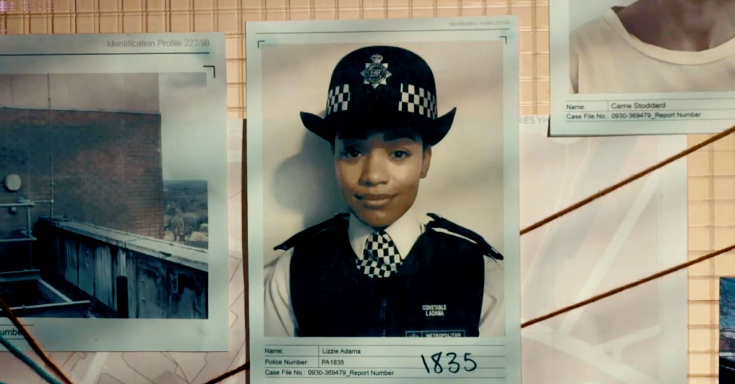 What was PC Lizzie Adama doing on the roof in The Tower?