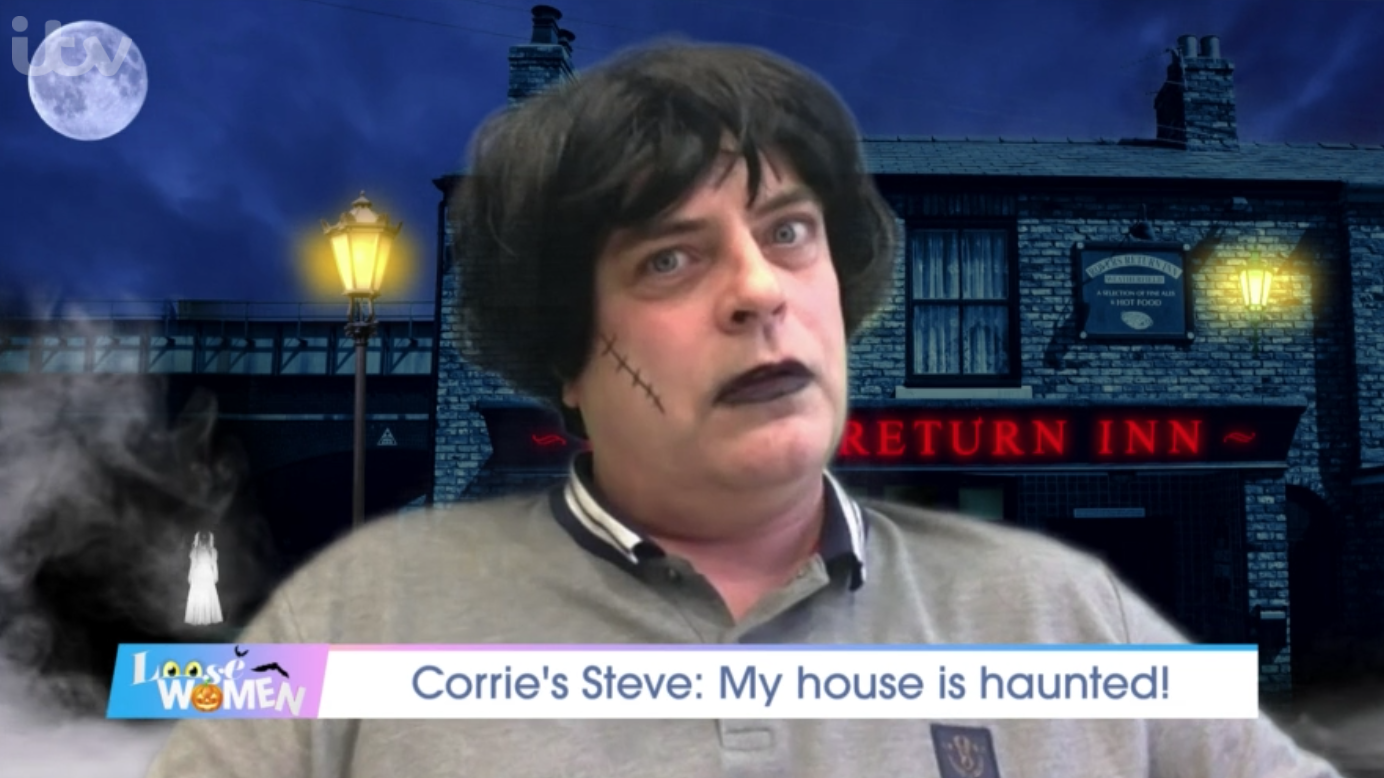 Simon Gregson on Loose Women said he's considering going vegan in a bid to lose weight