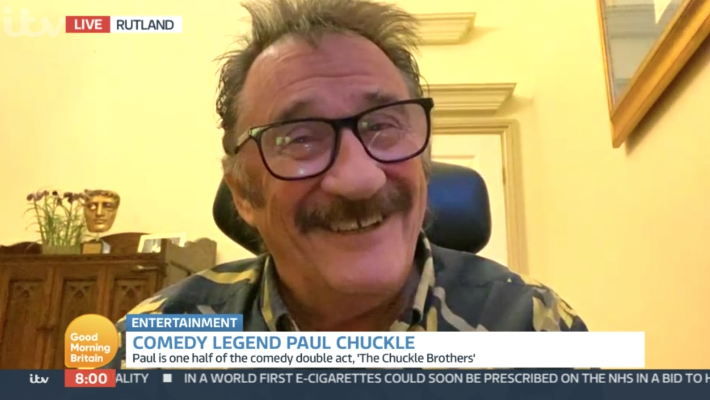 Paul Chuckle revealed on GMB that he DJs in nightclubs
