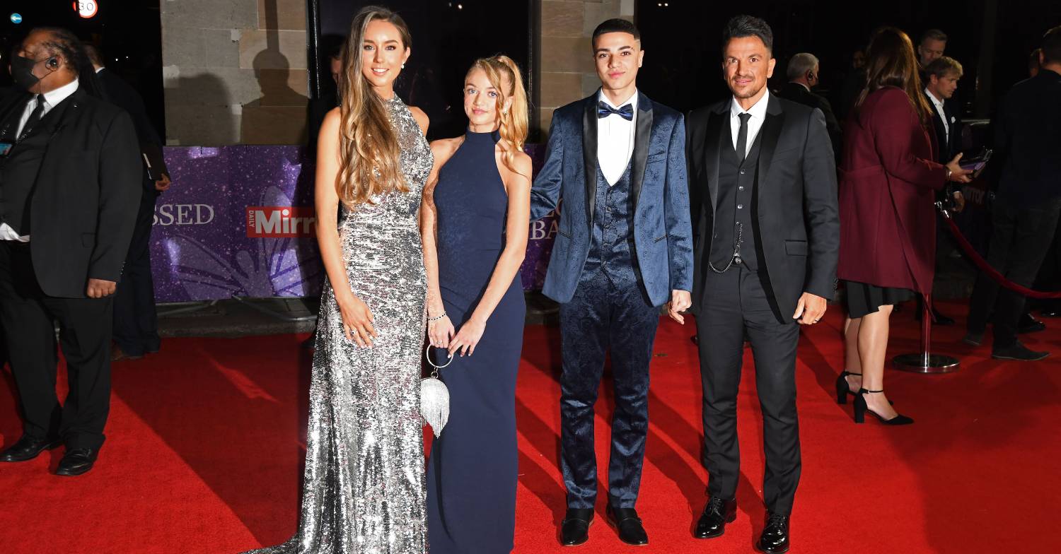 The Andres on the Pride of Britain red carpet