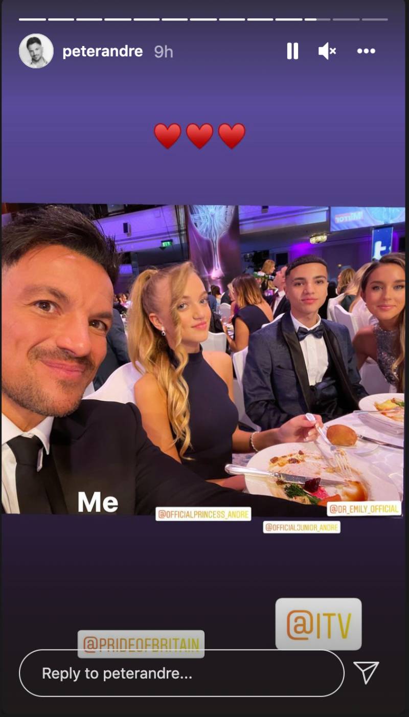 Peter Andre Instagram Story