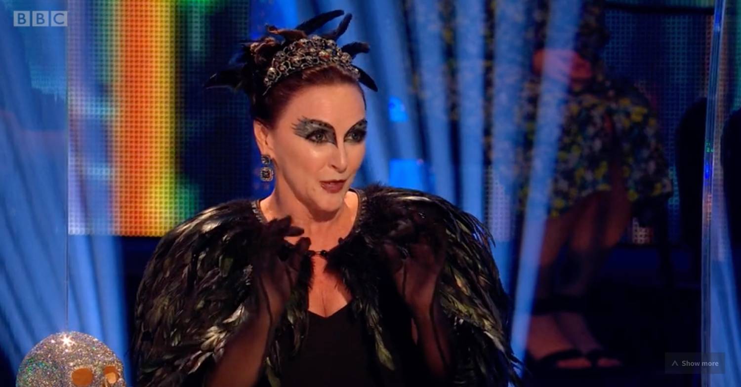 Shirley Ballas in her Halloween costume for Strictly Come Dancin