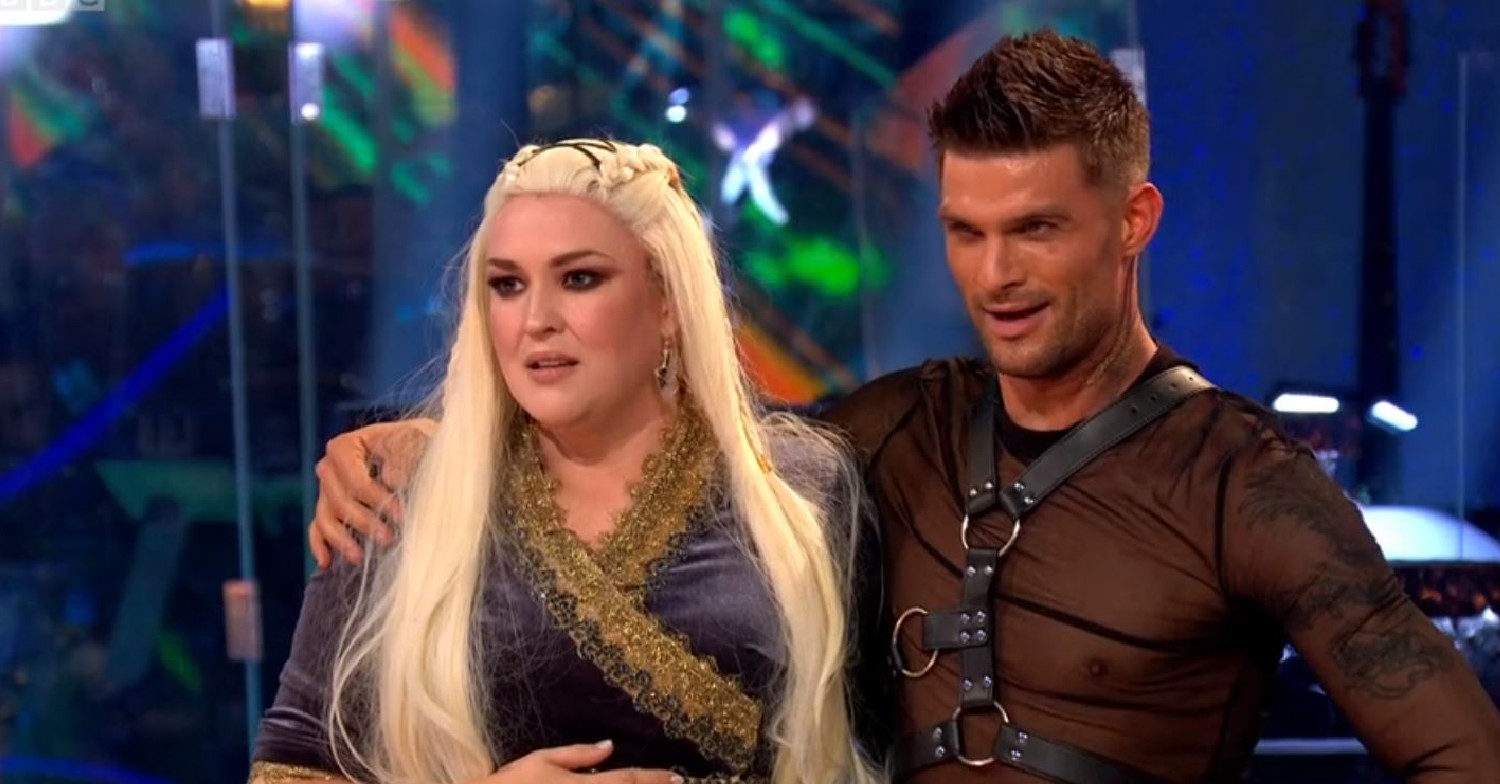 Aljaž Škorjanec and Sara Davies on Strictly Come Dancing
