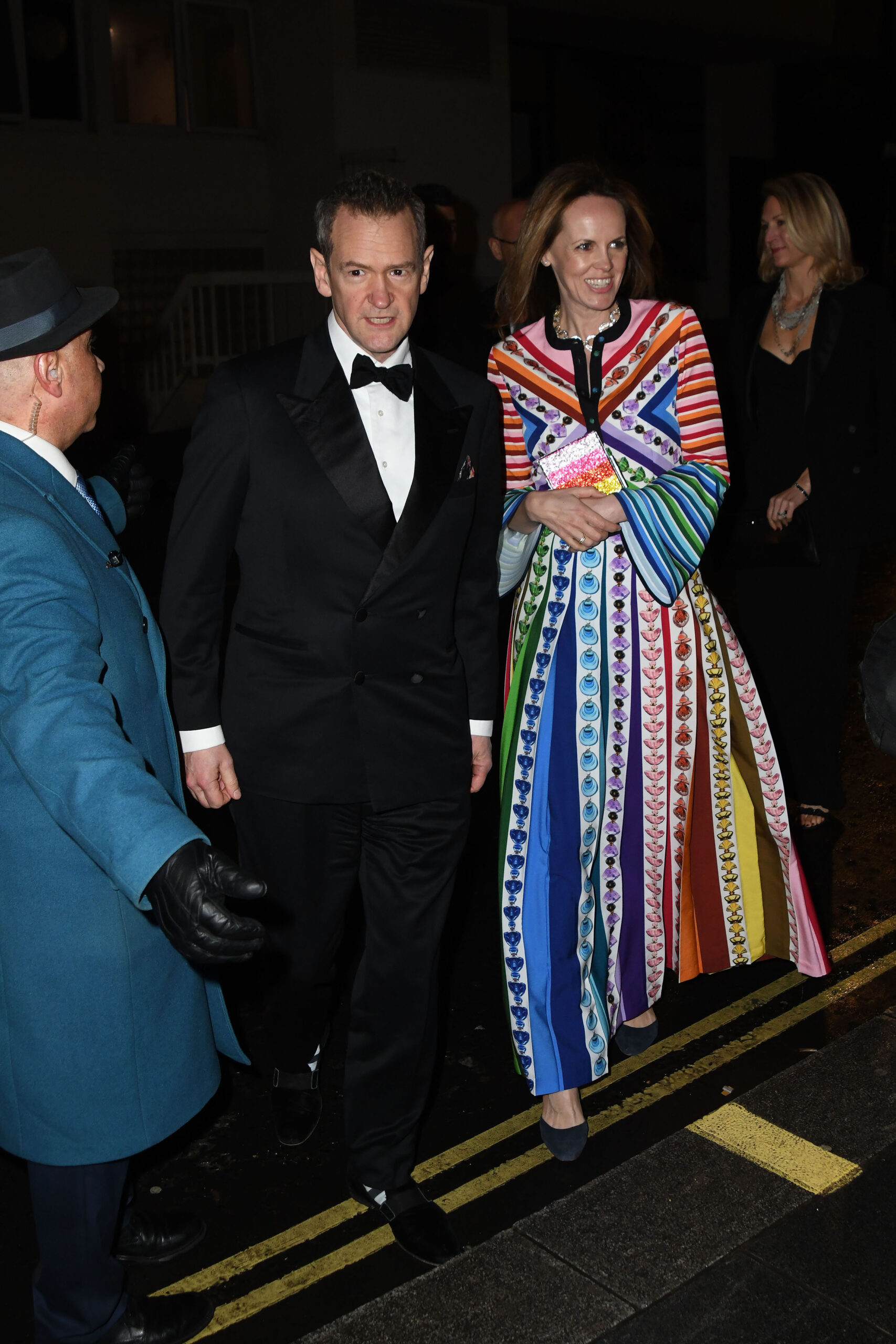 Alexander Armstrong and wife Hannah Bronwen Snow arrive at BAFTA gala