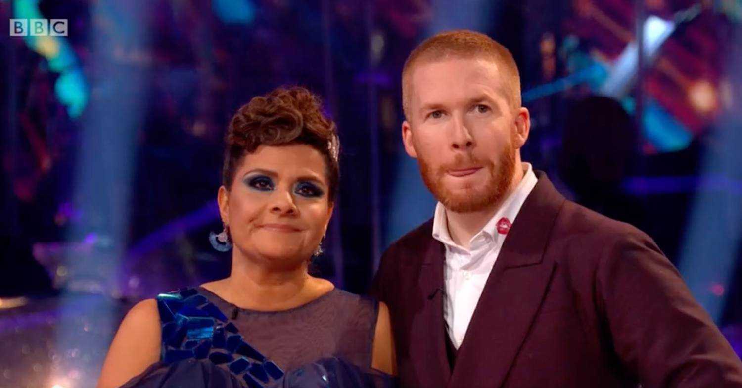 Strictly duo Nina Wadia and Neil Jones were the first dance couple to be eliminated this series