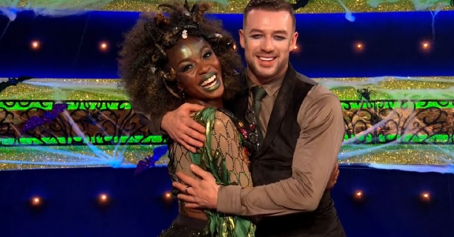 AJ Odudu strictly Kai Widdrington on Strictly