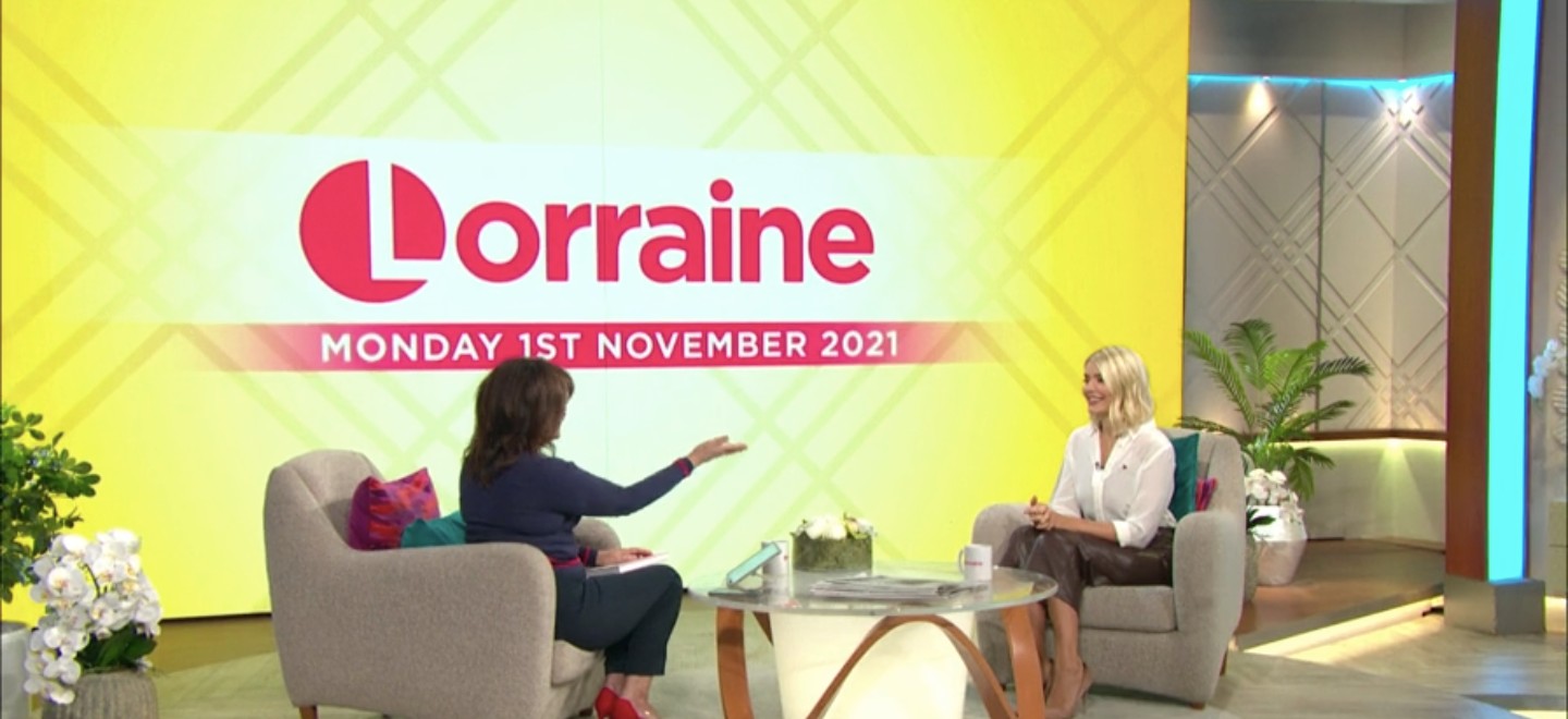 Holly Willoughby on Lorraine